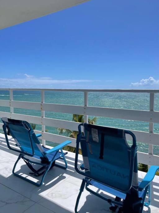 Beautiful Ocean Blue Love Oceanfront Apartment Fajardo Exterior foto